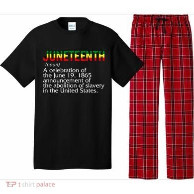 Juneteenth Noun A Celebration Held Annually 1865 Freedom Day Pajama Set