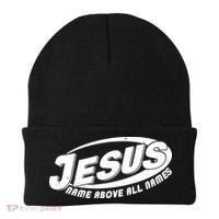 Jesus Name Above All Names Sports Style Logo Beanie thumb 0