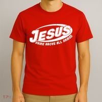 Jesus Name Above All Names Sports Style Logo T-Shirt thumb 3