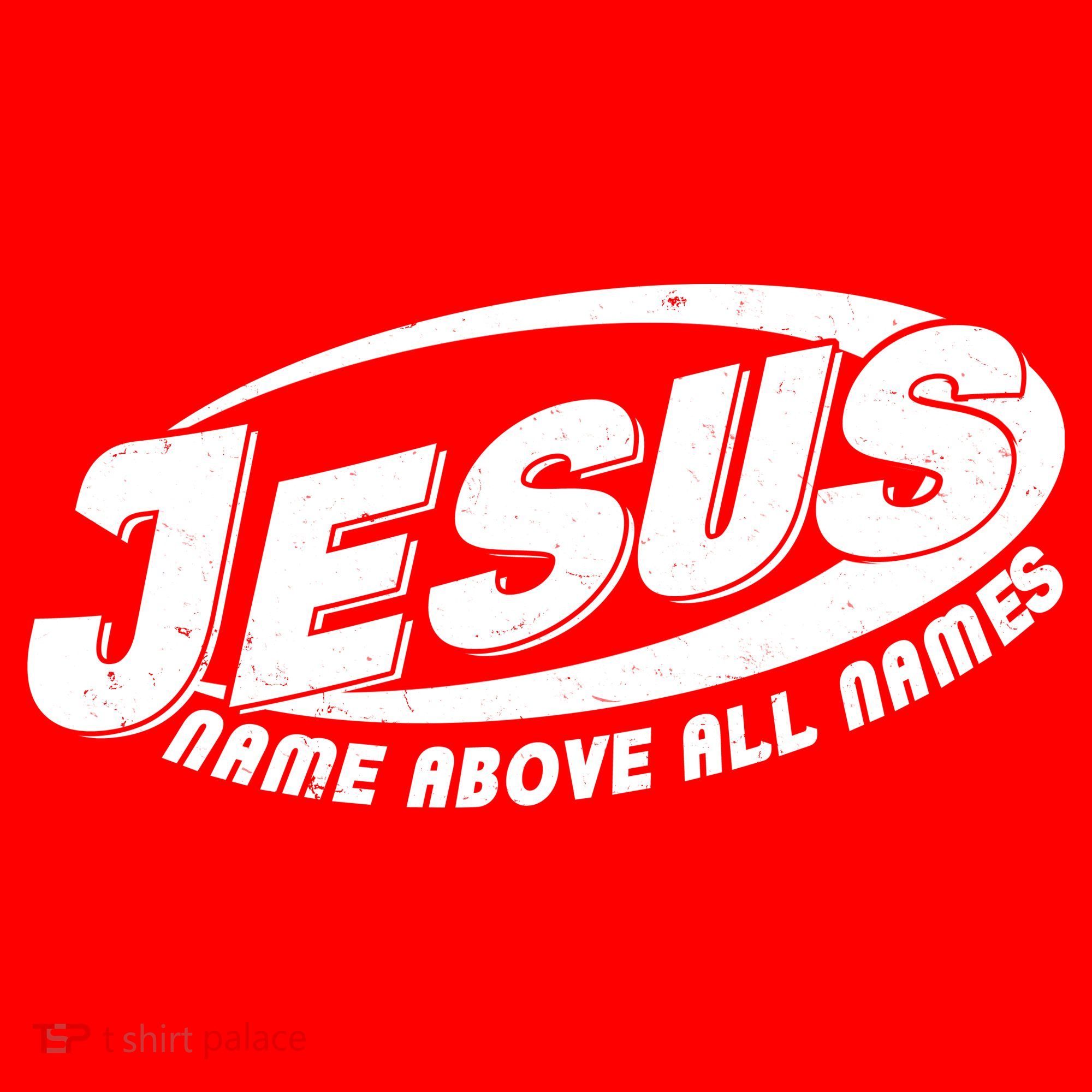 Jesus Name Above All Names Sports Style Logo T-Shirt