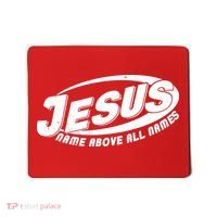 Jesus Name Above All Names Sports Style Logo Mousepad thumb 0