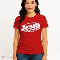 Jesus Name Above All Names Sports Style Logo Women's T-Shirt thumb 4