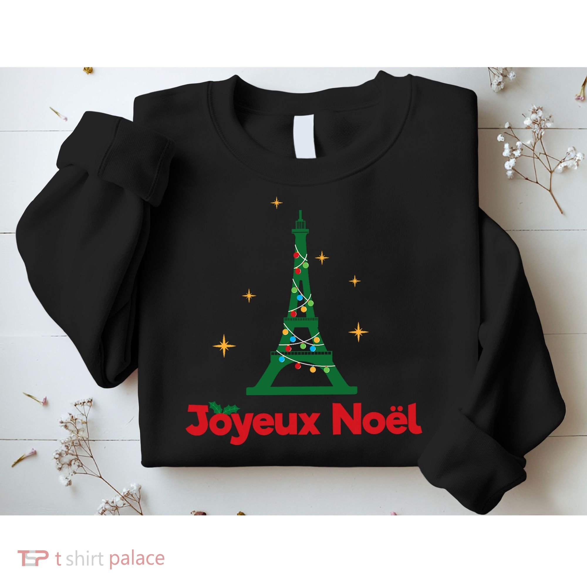 Joyeux Noel French Merry Christmas Sweatshirt