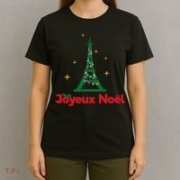 Joyeux Noel French Merry Christmas T-Shirt thumb 4