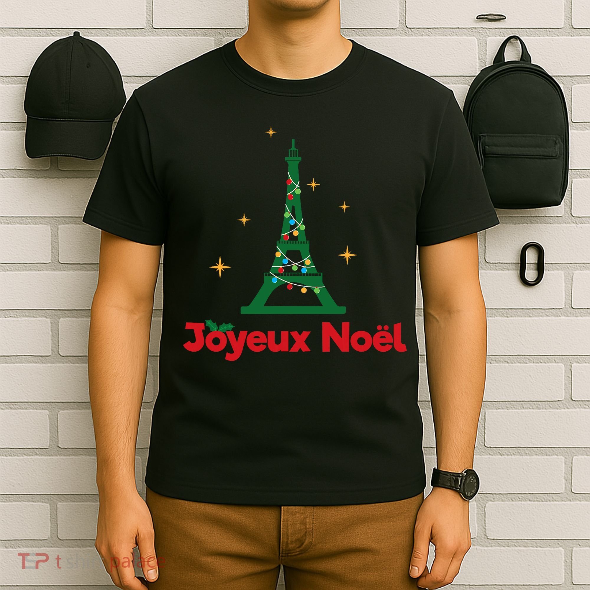 Joyeux Noel French Merry Christmas T-Shirt