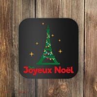 Joyeux Noel French Merry Christmas Coaster thumb 0