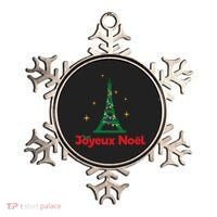 Joyeux Noel French Merry Christmas Ornament thumb 0