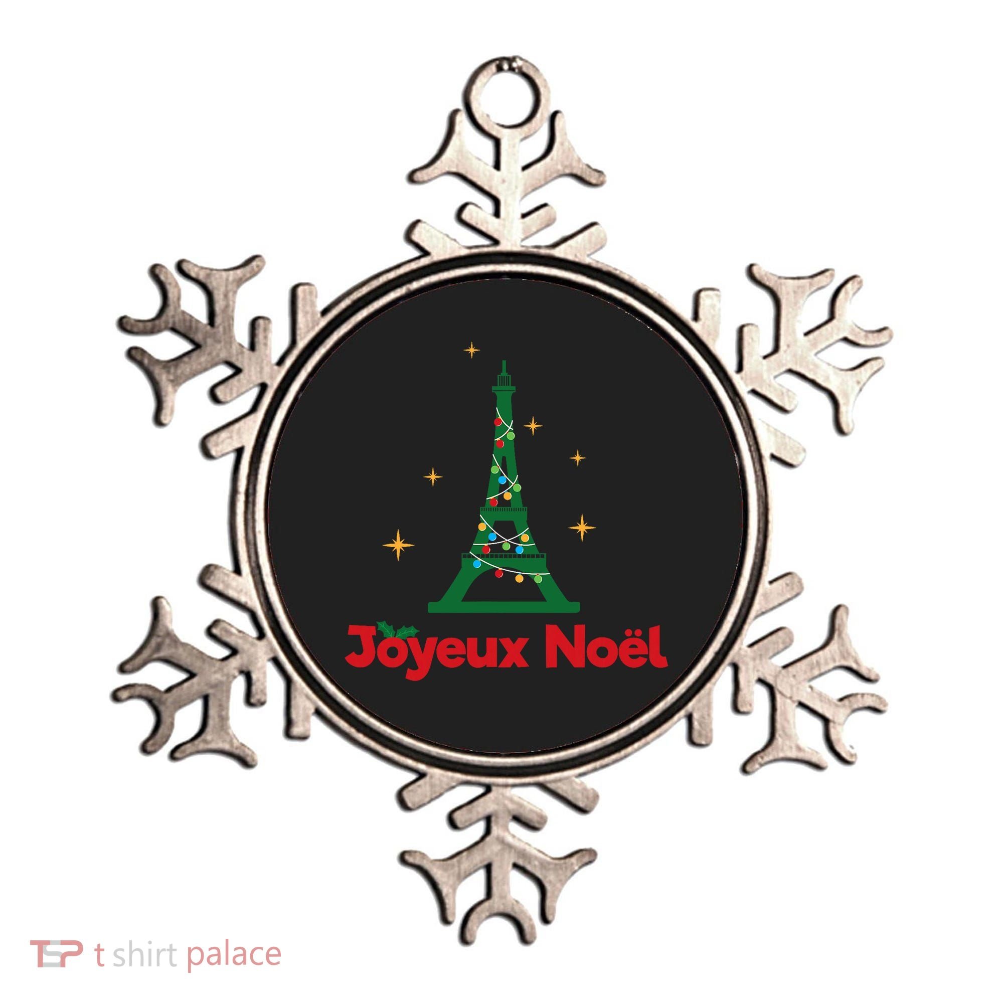 Joyeux Noel French Merry Christmas Ornament