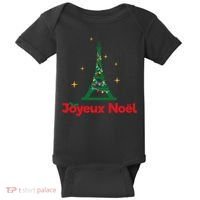 Joyeux Noel French Merry Christmas Baby Bodysuit thumb 0