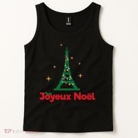 Joyeux Noel French Merry Christmas Tank Top thumb 2