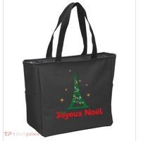 Joyeux Noel French Merry Christmas Tote Bag thumb 2