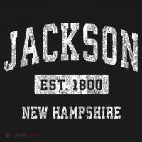 Jackson New Hampshire Nh Vintage Sports Established T-Shirt thumb 7