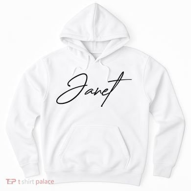 Janet Name In Script Lettering Hoodie