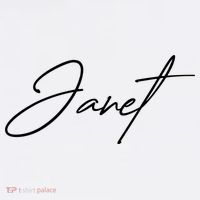 Janet Name In Script Lettering Hoodie thumb 7
