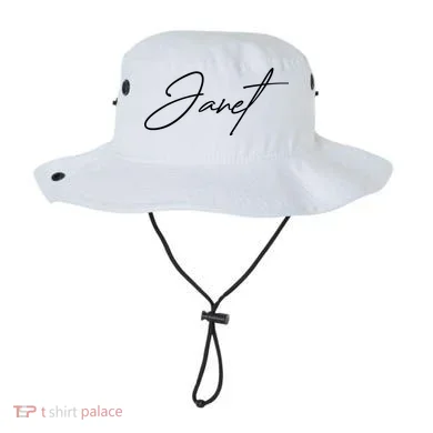 Janet Name In Script Lettering Bucket Hat