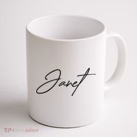 Janet Name In Script Lettering Coffee Mug thumb 1