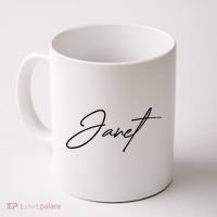 Janet Name In Script Lettering Coffee Mug thumb 0