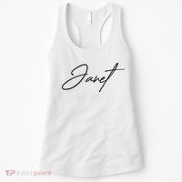 Janet Name In Script Lettering Women's Tank Top thumb 0