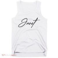 Janet Name In Script Lettering Tank Top thumb 0
