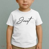 Janet Name In Script Lettering Toddler T-Shirt thumb 2