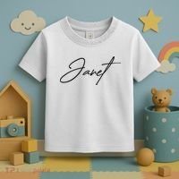 Janet Name In Script Lettering Toddler T-Shirt thumb 3