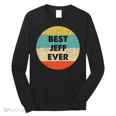 Jeff Name Long Sleeve Shirt