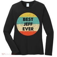 Jeff Name Women's Long Sleeve Shirt thumb 0