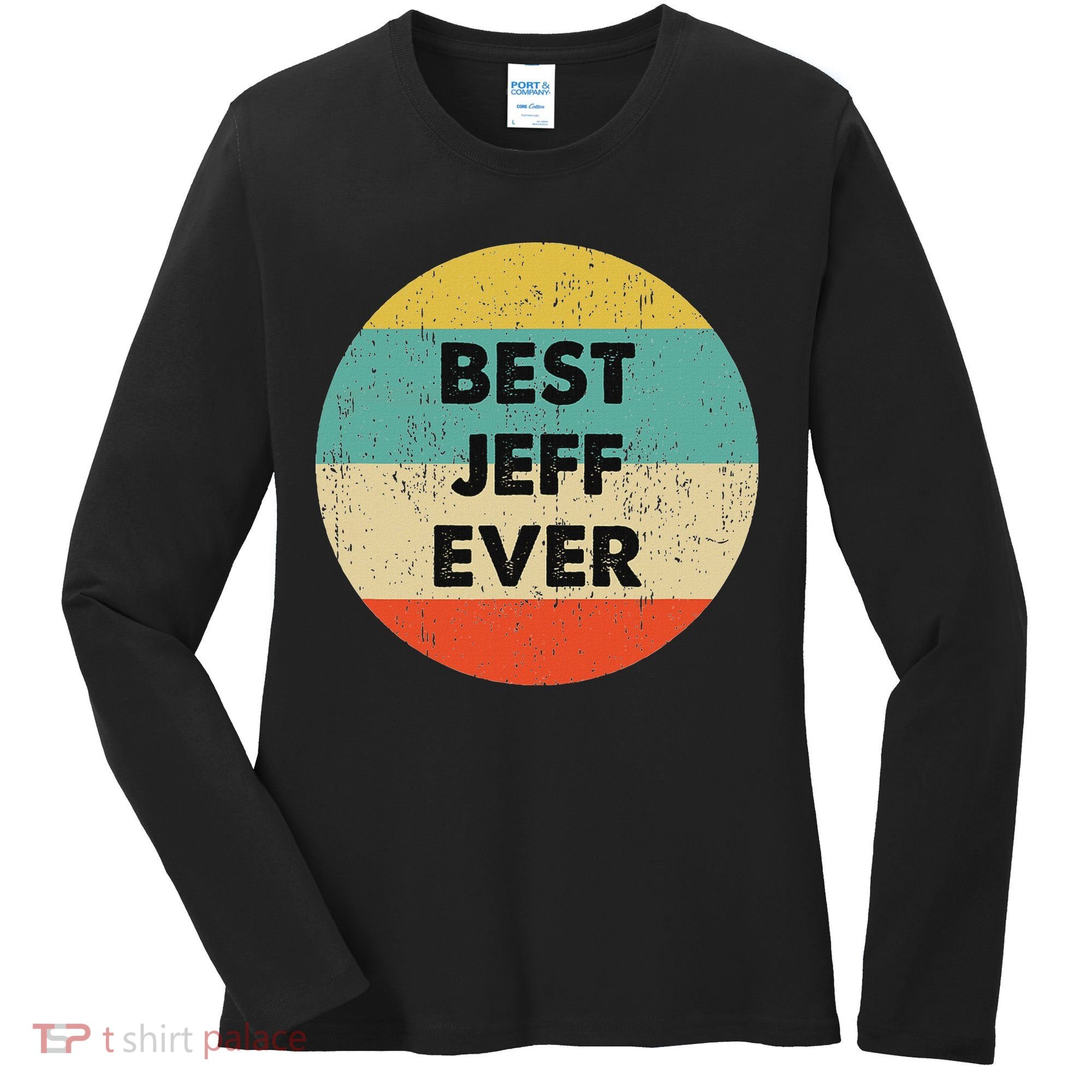 Jeff Name Women's Long Sleeve Shirt