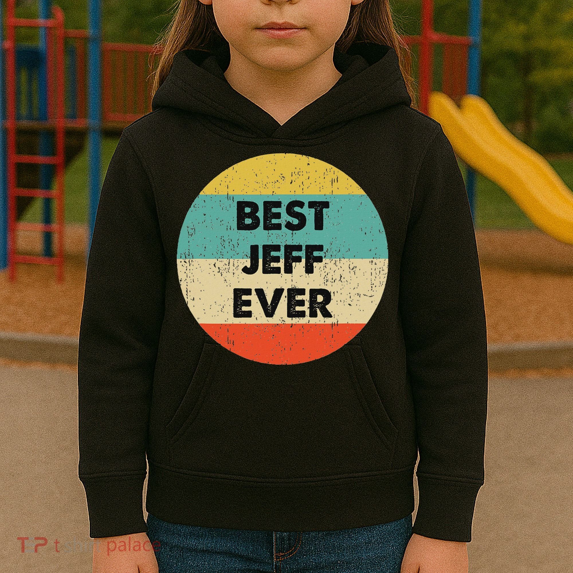Jeff Name Kids Hoodie