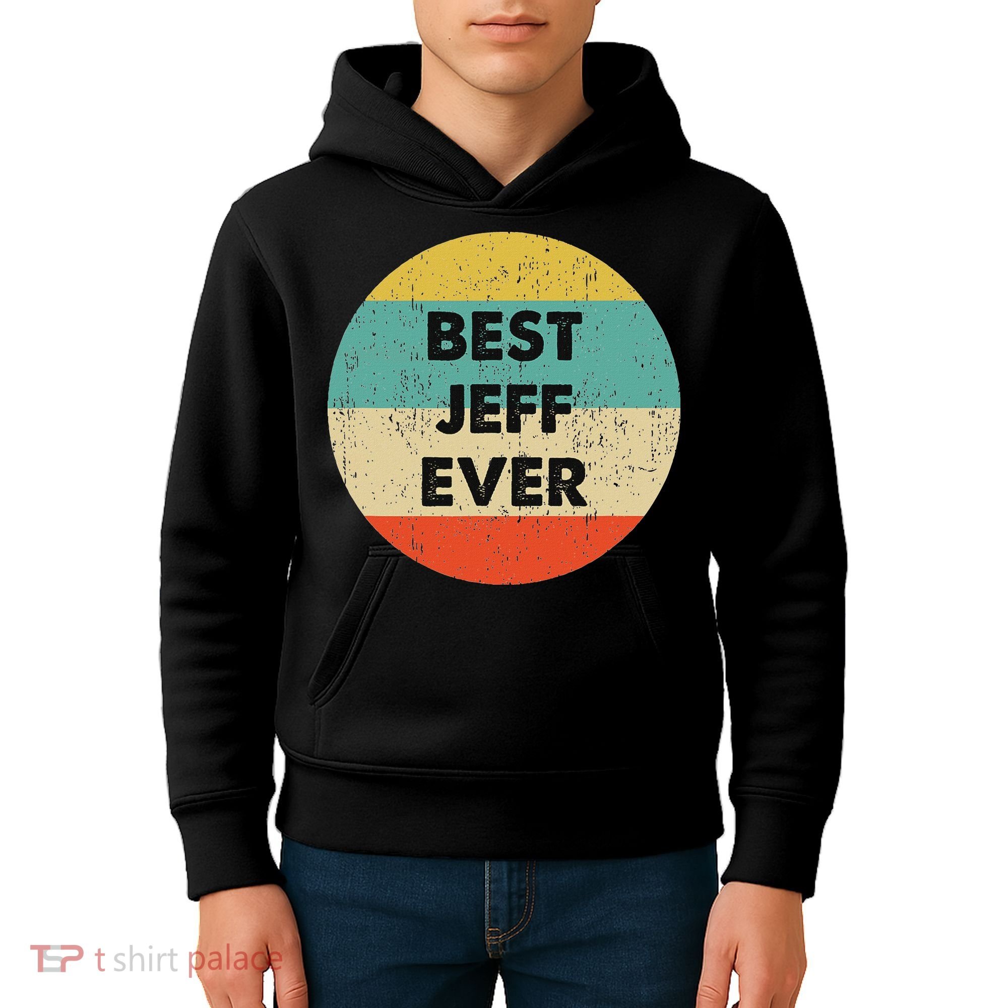 Jeff Name Kids Hoodie