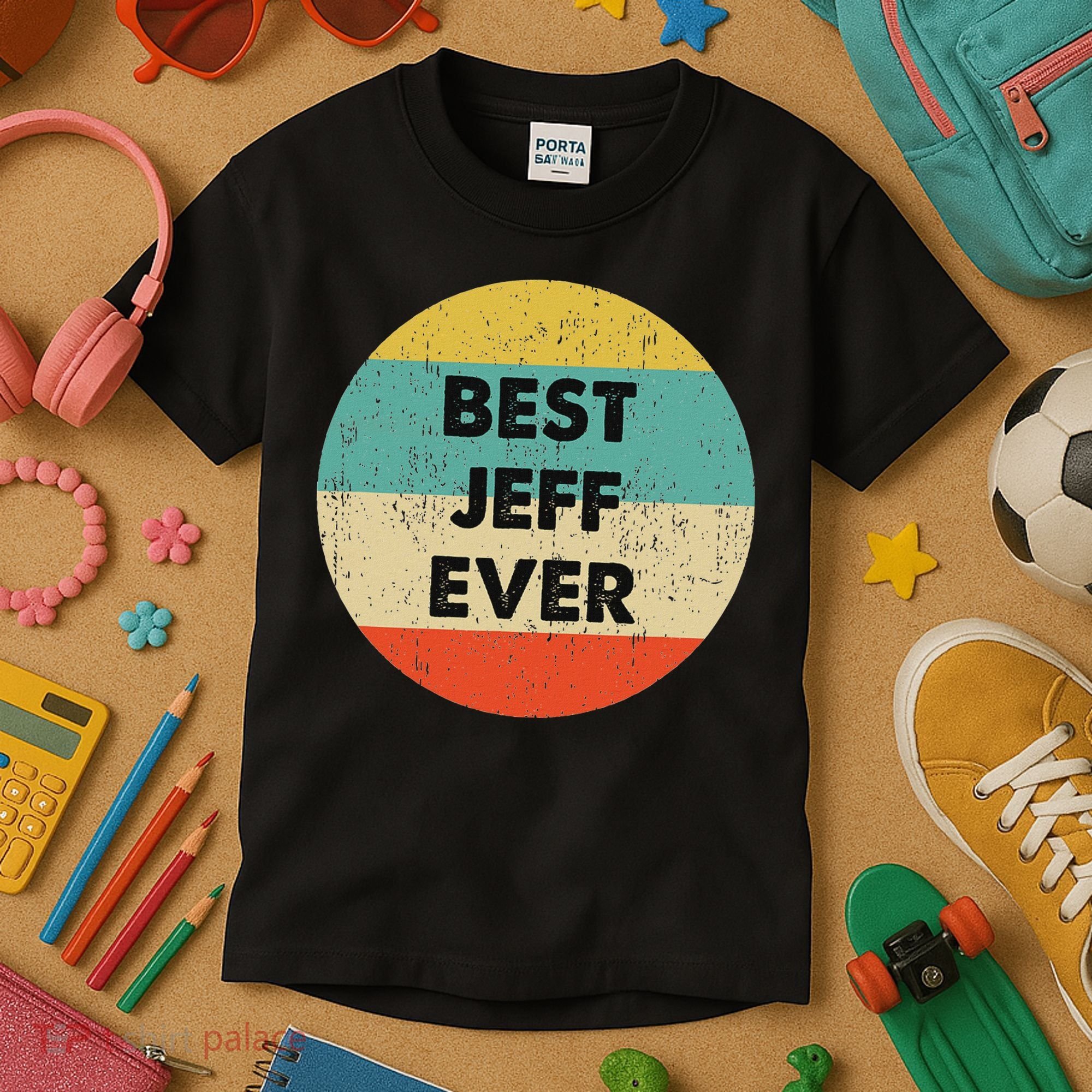 Jeff Name Kids T-Shirt