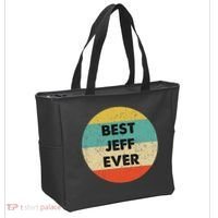 Jeff Name Tote Bag thumb 2