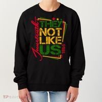 Juneteenth Not Like Us Not Like Us African American Freedom 1865 Women's Sweatshirt thumb 0