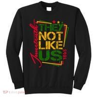 Juneteenth Not Like Us Not Like Us African American Freedom 1865 Sweatshirt thumb 0