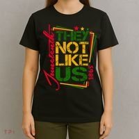 Juneteenth Not Like Us Not Like Us African American Freedom 1865 T-Shirt thumb 4