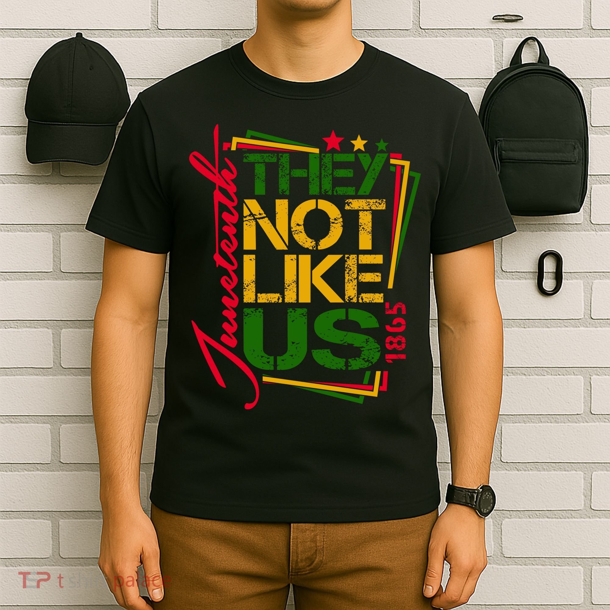 Juneteenth Not Like Us Not Like Us African American Freedom 1865 T-Shirt