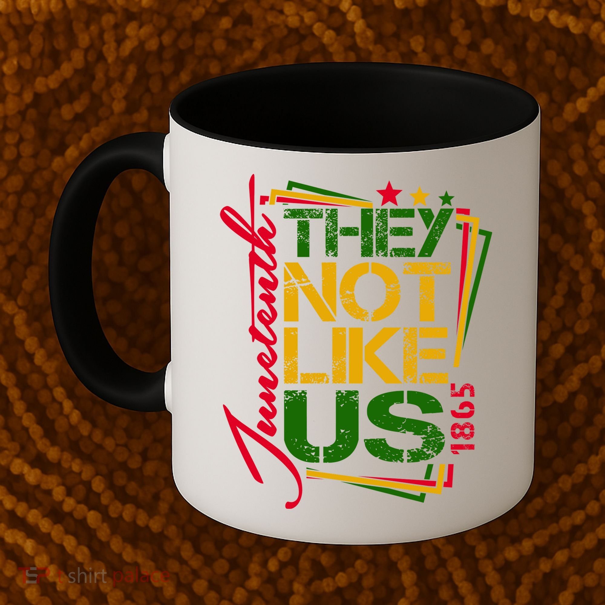 Juneteenth Not Like Us Not Like Us African American Freedom 1865 Coffee Mug