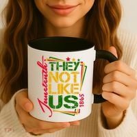 Juneteenth Not Like Us Not Like Us African American Freedom 1865 Coffee Mug thumb 3
