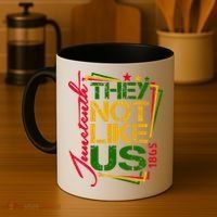 Juneteenth Not Like Us Not Like Us African American Freedom 1865 Coffee Mug thumb 4