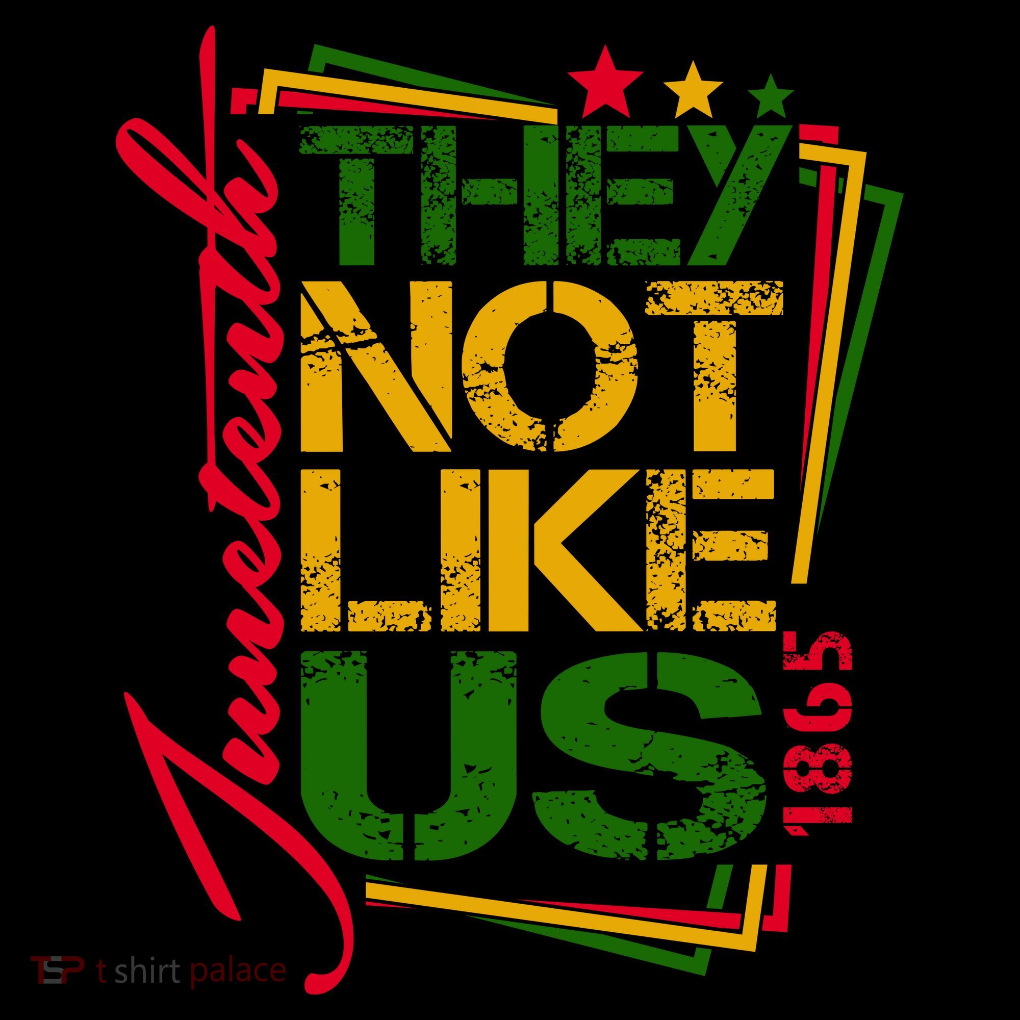 Juneteenth Not Like Us Not Like Us African American Freedom 1865 Coffee Mug