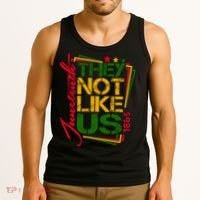 Juneteenth Not Like Us Not Like Us African American Freedom 1865 Tank Top thumb 3