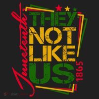 Juneteenth Not Like Us Not Like Us African American Freedom 1865 Golf Towel thumb 3