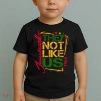 Juneteenth Not Like Us Not Like Us African American Freedom 1865 Toddler T-Shirt thumb 2