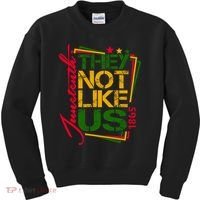 Juneteenth Not Like Us Not Like Us African American Freedom 1865 Kids Sweatshirt thumb 0