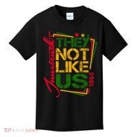 Juneteenth Not Like Us Not Like Us African American Freedom 1865 Kids T-Shirt thumb 0