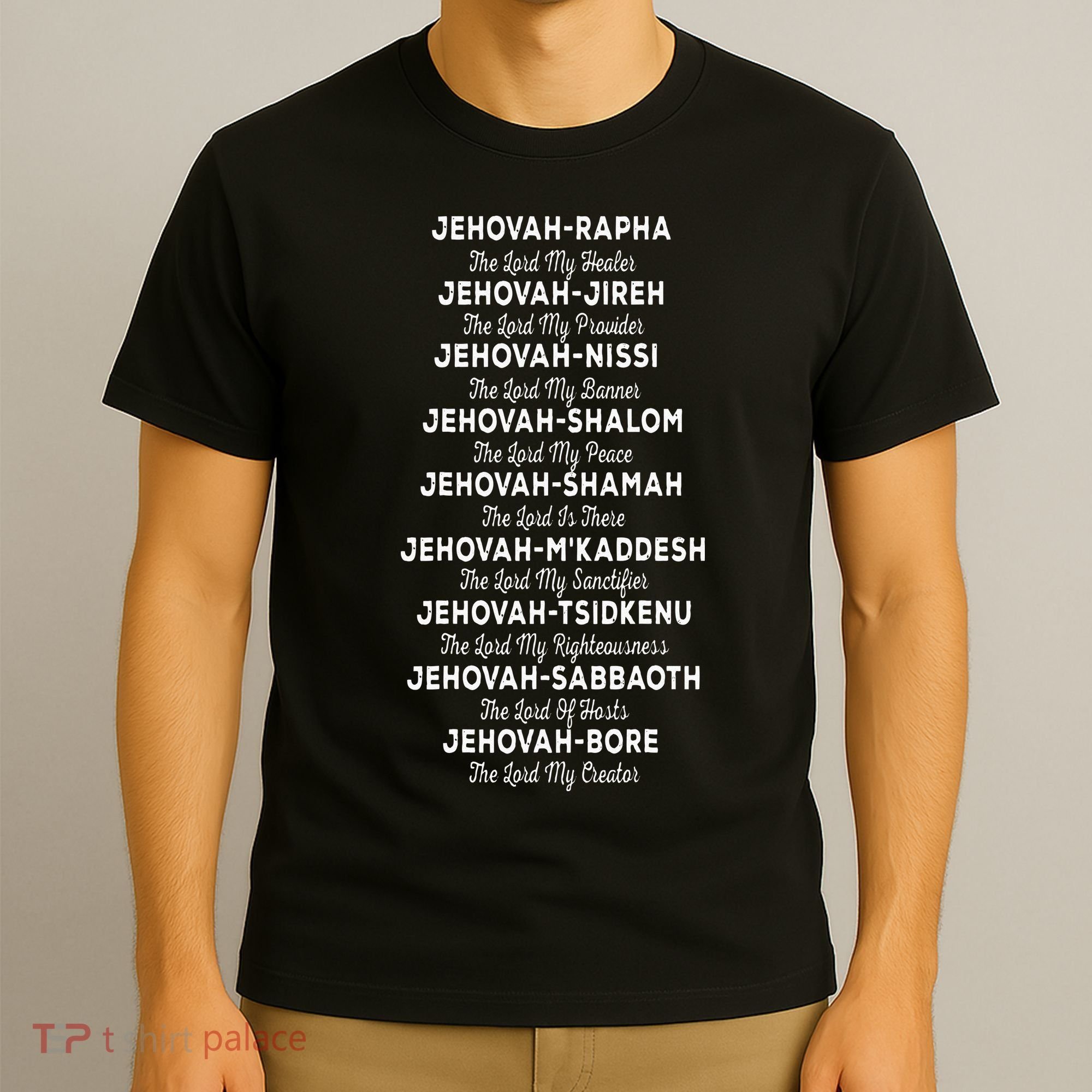 JehovahRapha Names Of God Christian Costume T-Shirt