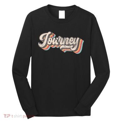 Journey Name Personalized Vintage Retro Long Sleeve Shirt