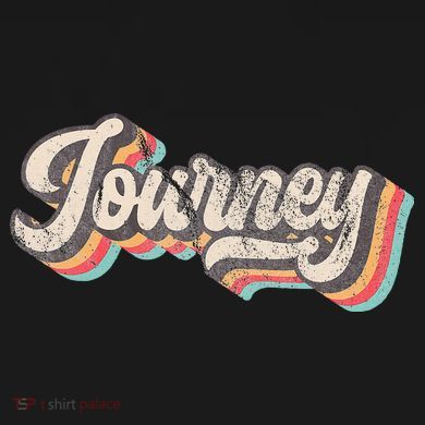 Journey Name Personalized Vintage Retro Tall T-Shirt