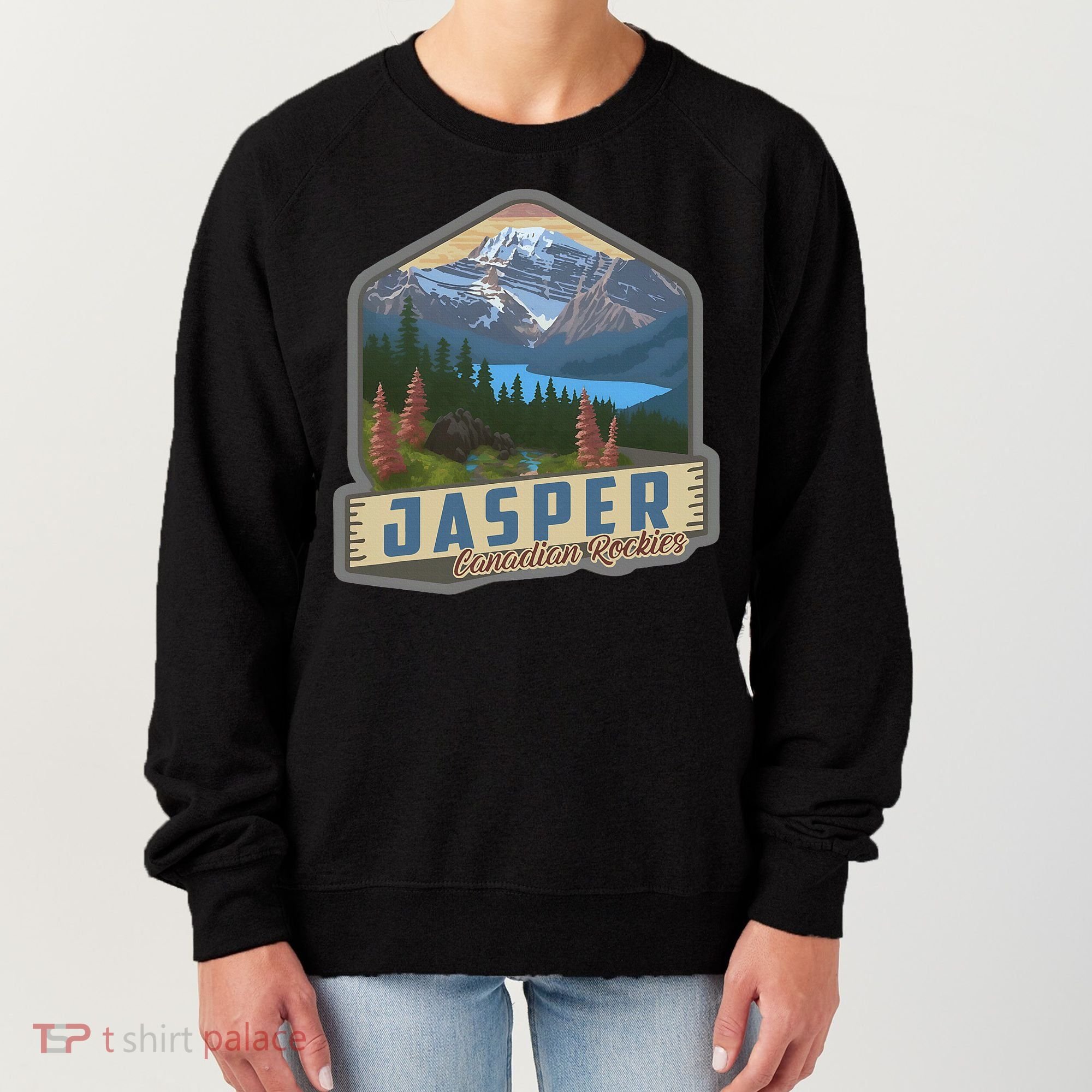 Jasper National Park Canadian Rockies Us Parks Camping Women's Sweatshirt