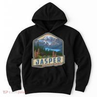 Jasper National Park Canadian Rockies Us Parks Camping Hoodie thumb 0